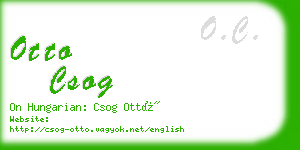 otto csog business card